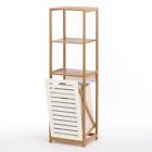 Bs01248 Bamboo Shelf New Hamper 4923703101248
