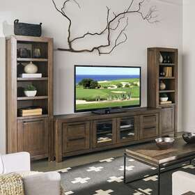 Carbon Loft 842764051467 78 Inch Fully Assembled Brown Entertainment Center Old Forest Glen Casu