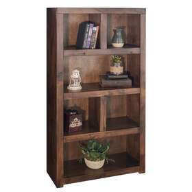 Carbon Loft 842764099575 64-inch Fully Assembled Brown Bookshelf Whiskey Transitional