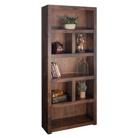 Carbon Loft 842764099582 80-inch Fully Assembled Brown Bookshelf Whiskey Transitional