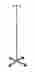Casters1 Mds80441 Medline Pole Iv Standard 2 Hook 4 Each 080196131924