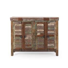 Christopher Knight Home 194798000820 Macalpin Recycled Wood Cabinet By Reclaimed Modern And Con