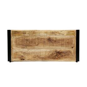 Christopher Knight Home 194798031916 Brinkley Indoor Mango Wood Handcrafted 3 Shelf Shelving Unit Natural Black Ind