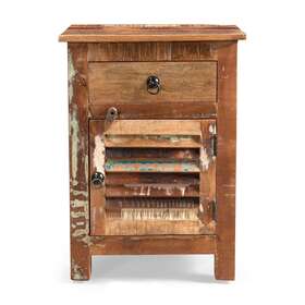 Christopher Knight Home 843675191716 Laveer Boho Handcrafted Wooden Side Table By Distressed Paint Bohemi