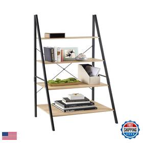 Closetmaid B01n9rl0ax 1312 4-tier Wood Ladder Shelf Bookcase Natural