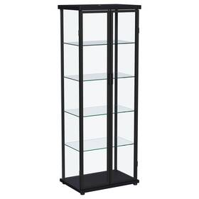 Coaster 021032849108 Aero 5-shelf Display Curio Cabinet With Led Lighting
