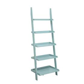 R6-268 Convenience Concepts Bookcases Bookshelves American Heritage 72 Inch H Sea Foam Wood