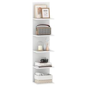 1008665956 Costway 1 Pcs 5-tier Wall Shelves Vertical Floating Storage Shelf