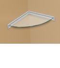 Cptscorglasscl Amore Designs Glass Corner Kit Clear In