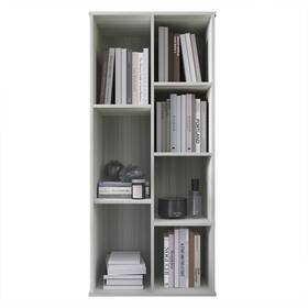 Craftporch 840326618295 Simple Wooden Seven Cubby Shelves Bookcase