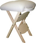 I9311 Craftworks Wooden Custom Folding Burgundy Stool