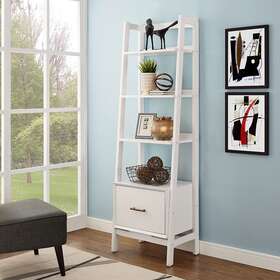Crosley Furniture 710244207935 Landon White Wood Small Etagere - 22.13 Inch W X 15.13 D
