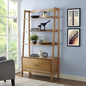 Crosley Furniture 710244207942 Landon Large Etagere In Acorn Brown N/a