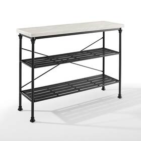 Crosley Furniture 710244233187 Madeleine Console Black French