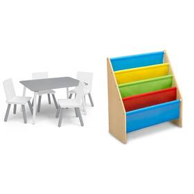 B0csfx6s1x Delta Children Kids Table And Chair Set 4 Chairs Included - Ideal For Arts C