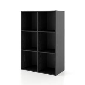 Denhour 810146303169 Dh Basic Modern Wood Customizable Stackable Storage Organizer - Cube Shelves