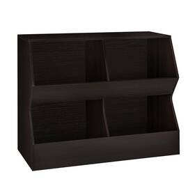Dinzi Lvj B0ch1jtfff Kids Bookshelf Toy Storage Organizer Wooden Cabinet 4