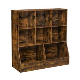 Dinzi Lvj B0d25v11py Toy Storage Organizer Kids Bookshelf Wood Cabinet 3-tier