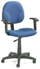 B1691-be Drafting 308573 Arms Foot Id Blue Fabric Stool Adjustable Ring