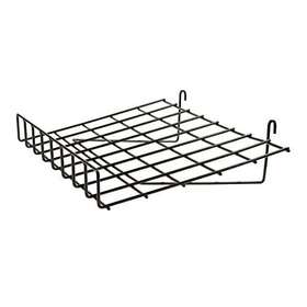 Econoco 841134100880 Blks/91 Slant Shelf With Front Lip 15 Inch X 24 Black Pack Of 4