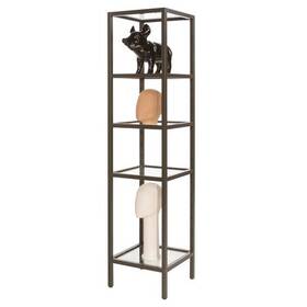 Lnet1616 Econoco Linea Collection 4 Shelf Etagere In Stat