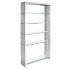 Eei-1432-slv Modway Furniture Gridiron Stainless Steel Bookshelf Silver New