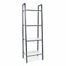 Ess-1045-blu-wht Ofm Modern Design Standing Ladder Bookshelf With Blue Metal Frame