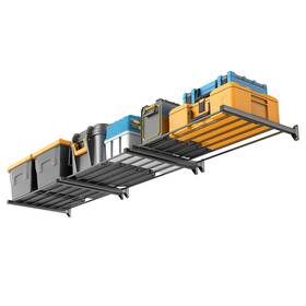 28009-3 Everhanger Wall Mount Garage Storage Shelves 33in X 24in Heavy Duty Shelf Or
