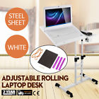 Ewlkj004371517974004 Vevor Adjustable Height Rolling Laptop Desk Table Tattooing 827843566452