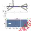 F-0001 Schuller Shield Medical Treatment Examination Table With 3 Movable Sections By Electric Power