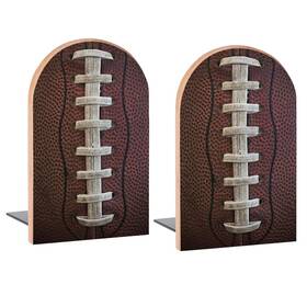 Fa-2lx2lbsbwpnc Famame Vintage American Football Book Ends Decorative 5 Inch X3.1