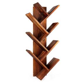 Fd1011 Freshdecor Tree Bookshelf 7-tier Brown