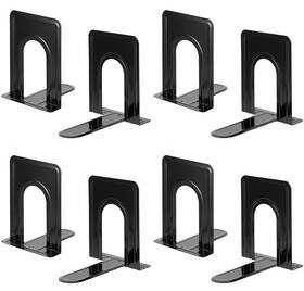 Frimoony Fr0397 Heavy Duty Bookends For Shelves Anti-slip Base Black Great