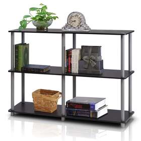 Furinno 586755441751 Turn-n-tube 3 Tier Double Size Standard Bookcase
