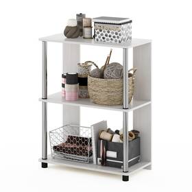 Furinno 810006774917 Jaya Simple Design Bookcase White Oak Modern And Contemporary