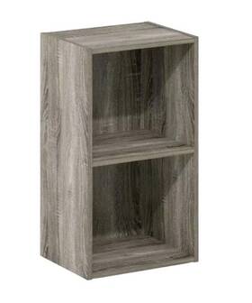 Furinno 810006776638 Pasir 2-tier Open Shelf Bookcase