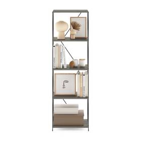 Furinno 840308805941 Besi 5-tier Industrial Multipurpose Shelf Display