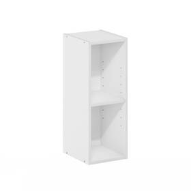 Furinno 840308809154 Fulda 2-tier Space Saving Storage Shelf Bookcase 8-inch Width