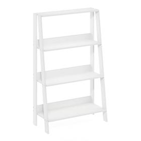 Furinno 840308809338 Ladder Bookcase Display Shelf 4-tier Espresso