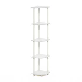 Furinno 840308810280 Turn-n-tube 5 Tier Corner Display Rack Multipurpose