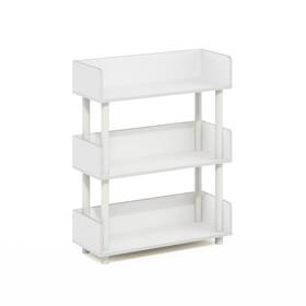 Furinno 840308810792 Turn-n-tube 3-tier Toolless Freestanding Multipurposes Display Rack