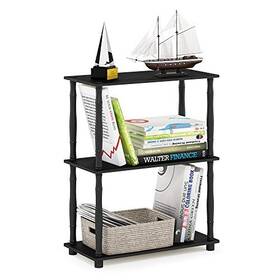 B07pqhsf58 Furinno 3-tier Corner Shelves Bookshelf Storage Organizer For Living Room