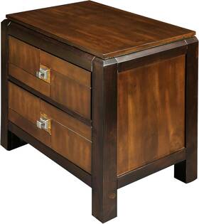 Furniture Of America 445027282214 Petra 2-drawer Nightstands Walnut