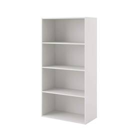 Fgi-2381c2-4l Furniture Of America Bookcase 46.9 Inch 4-shelf Engineered-wood Closed-back In White