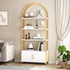 Garvee 629829436458 71.5 Inches Book Shelf With Sturdy Metal Frame And Quality