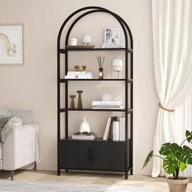 Garvee 629829436489 71.5 Inches Book Shelf With Sturdy Metal Frame And Quality