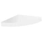 Grd1212wh Amore Designs Wood Shelving Grande White Corner Shelf