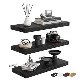 Tsbggb-003 Greenual 3 Packs Floating Shelves For Wall Storage Minimalist Modern Scandinavian Hoga
