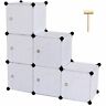 Gsdls3506b Ampahome Cube Storage Shelves Organizer Units With Doors 719970490444
