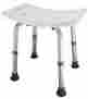 Hbs20w-c1 Ez2care Adjustable Lightweight Shower Stool White Bath Safety Seating Transfer Pr 854194003060